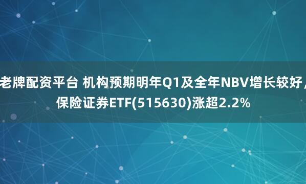 老牌配资平台 机构预期明年Q1及全年NBV增长较好，保险证券ETF(515630)涨超2.2%